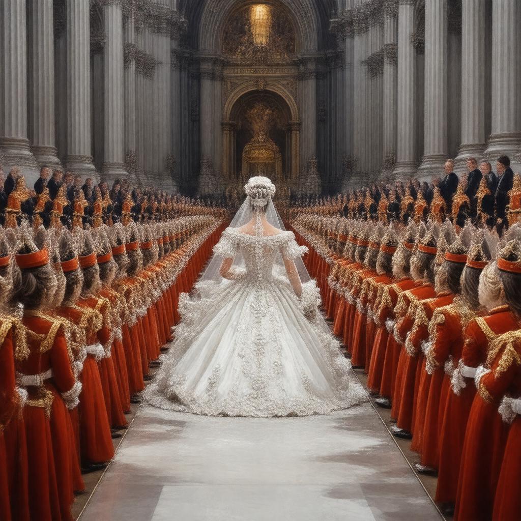 AI-created image of Wedding of Charles, Prince of Wales, and Lady Diana Spencer