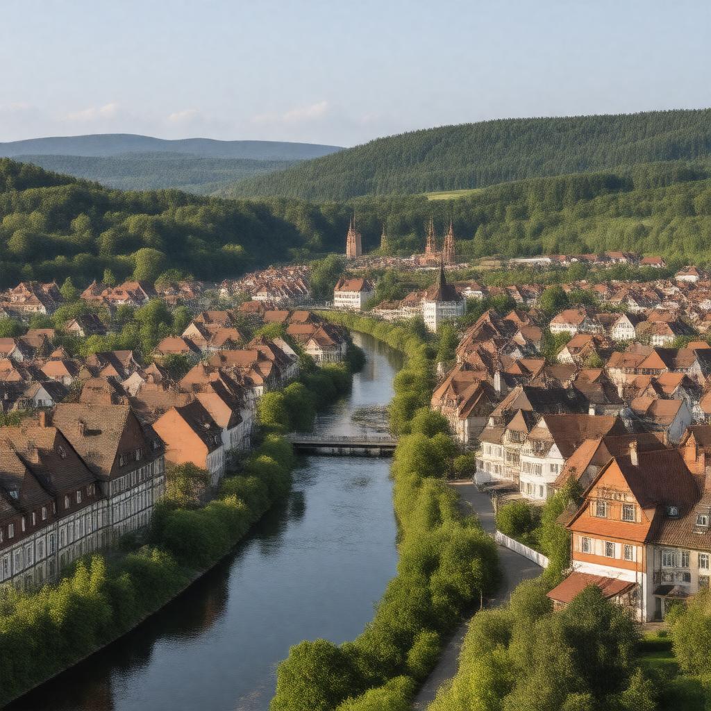 Click to view larger image AI-created image of Weiden in der Oberpfalz