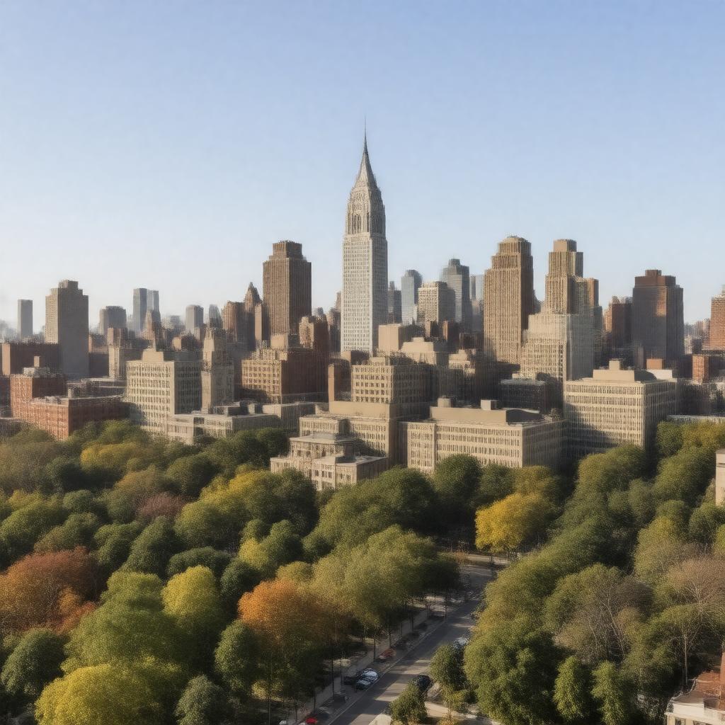 AI-created image of Weill Cornell Medical College