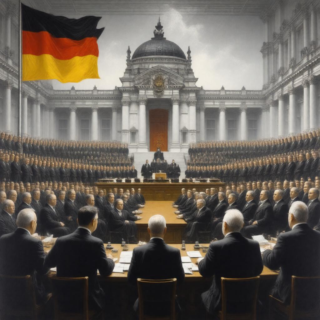 AI-created image of Weimar government