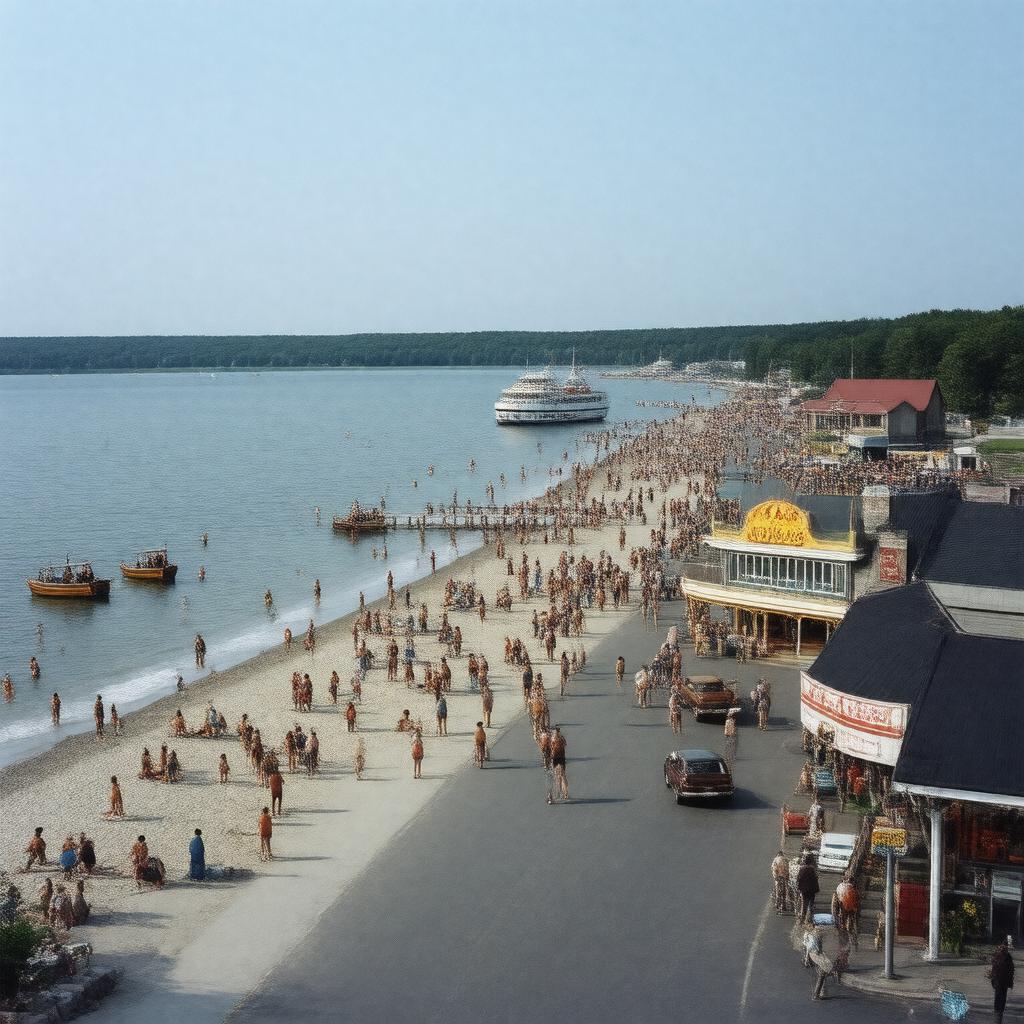 AI-created image of Weirs Beach