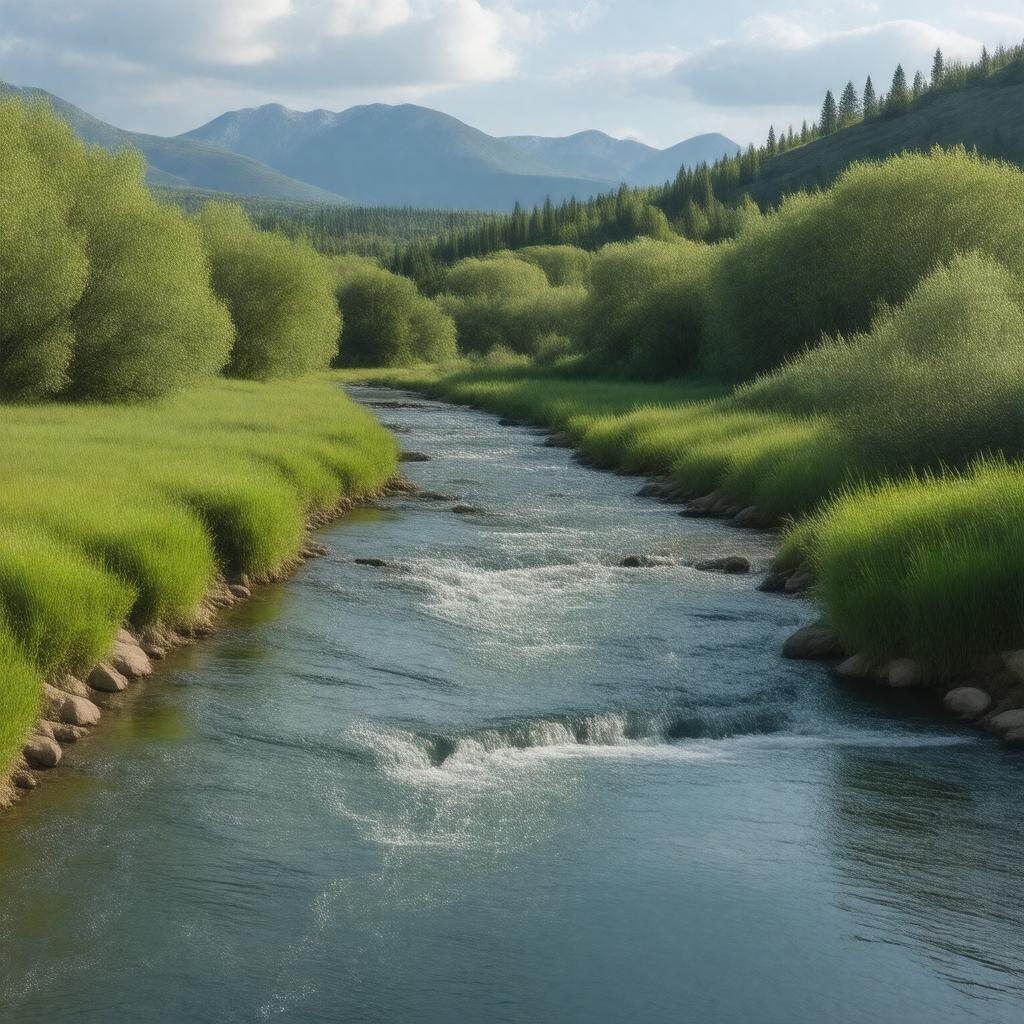 Click to view larger image AI-created image of Weiser River