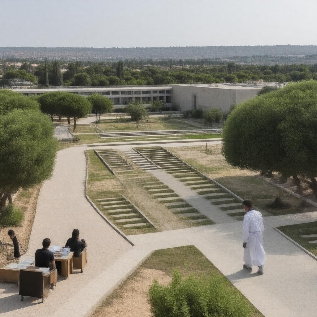 AI-created image of Weizmann Institute of Science