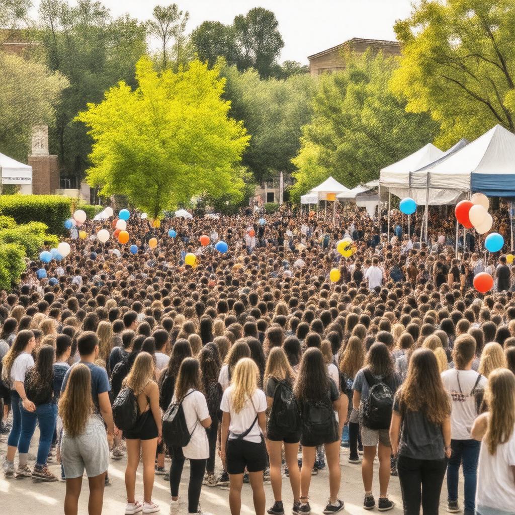 AI-created image of Welcome Week