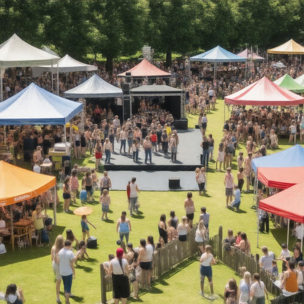 AI-created image of Well Street Common Festival