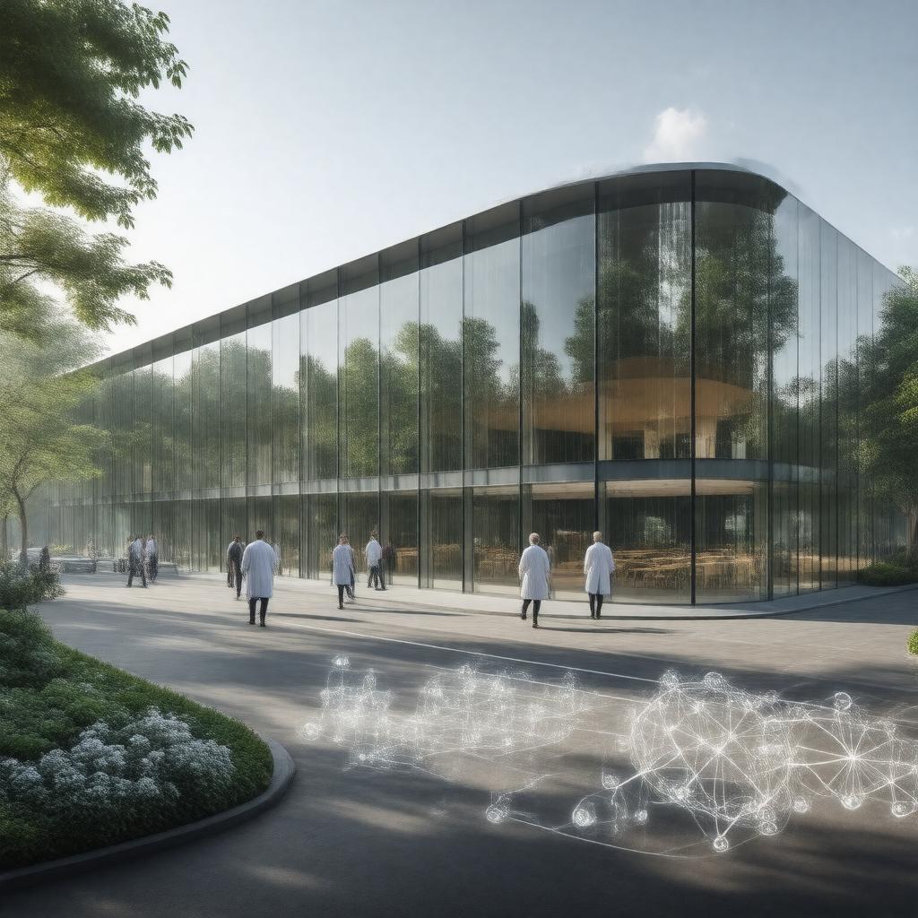 AI-created image of Wellcome Trust Centre for Human Genetics