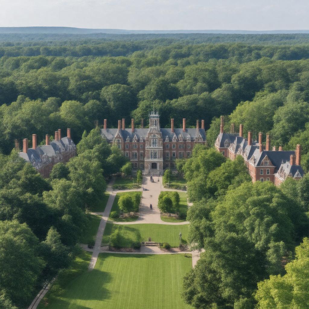 AI-created image of Wellesley College
