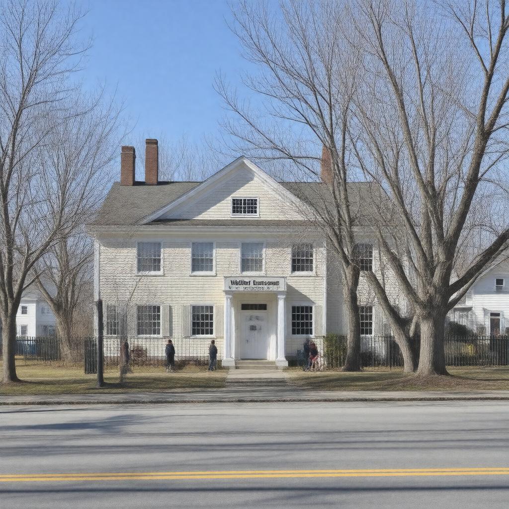 Click to view larger image AI-created image of Wellfleet Elementary School