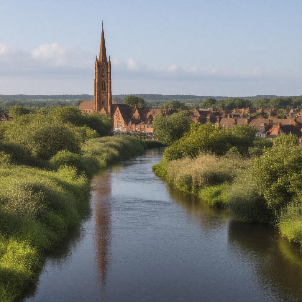 AI-created image of Wellingborough