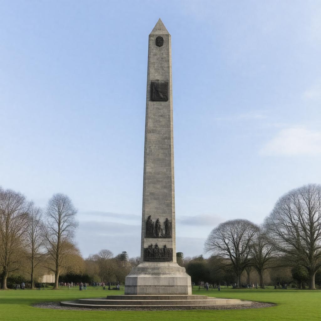 AI-created image of Wellington Monument, Dublin
