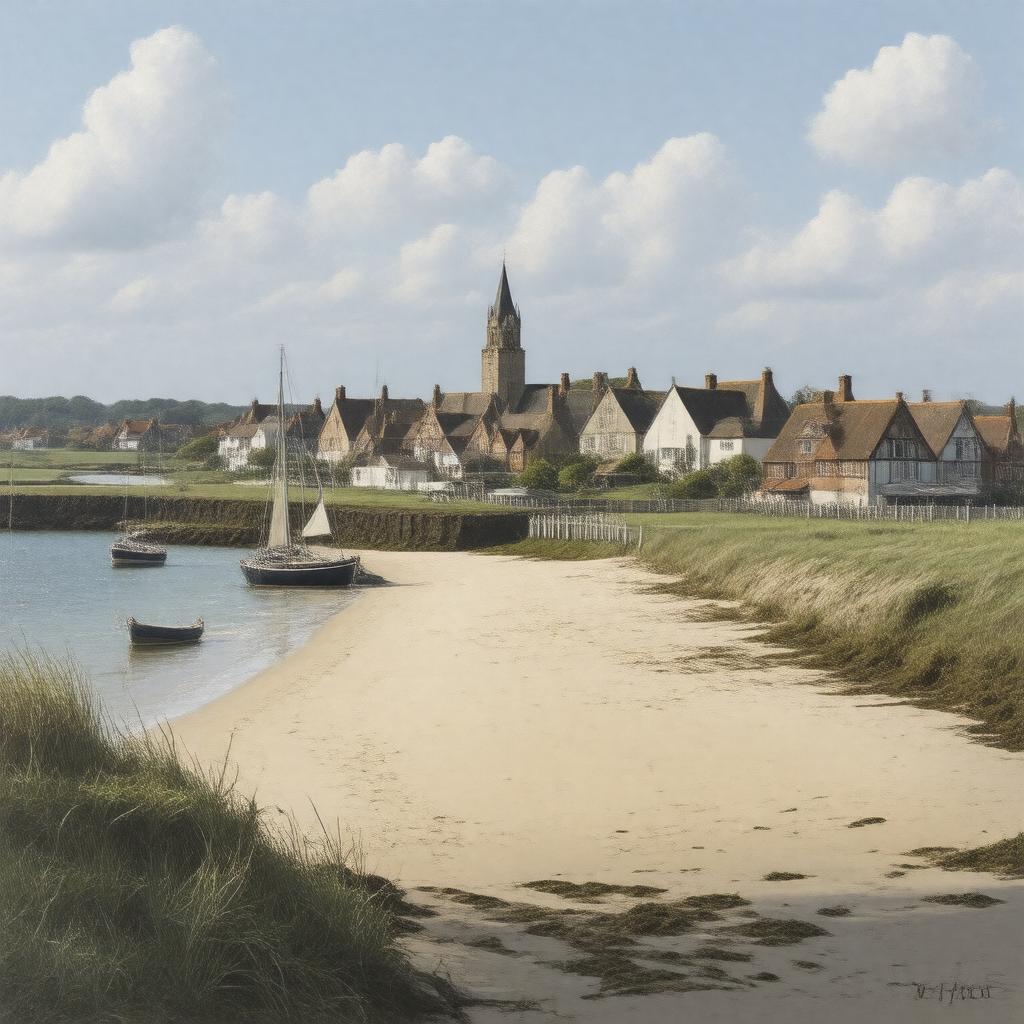 AI-created image of Wells-next-the-Sea