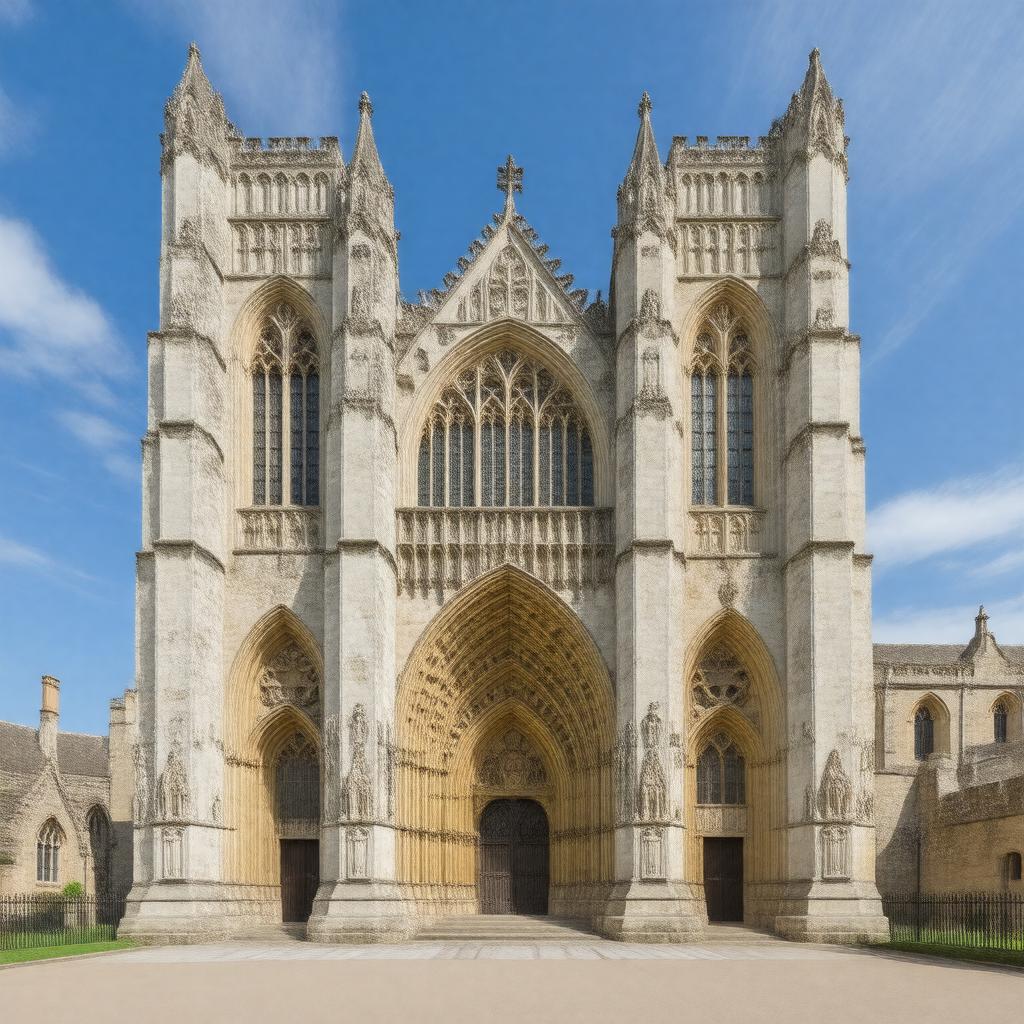 AI-created image of Wells Cathedral