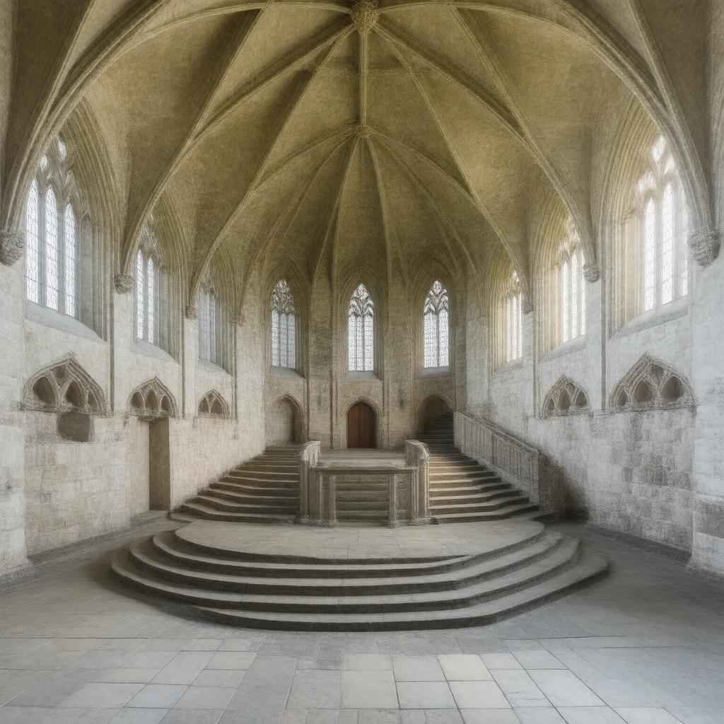 Click to view larger image AI-created image of Wells Cathedral Chapter House