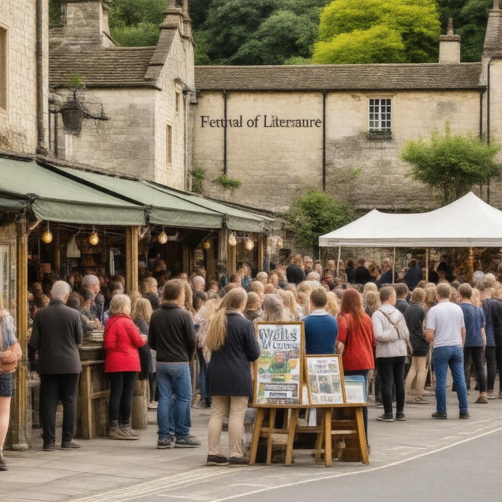 AI-created image of Wells Festival of Literature