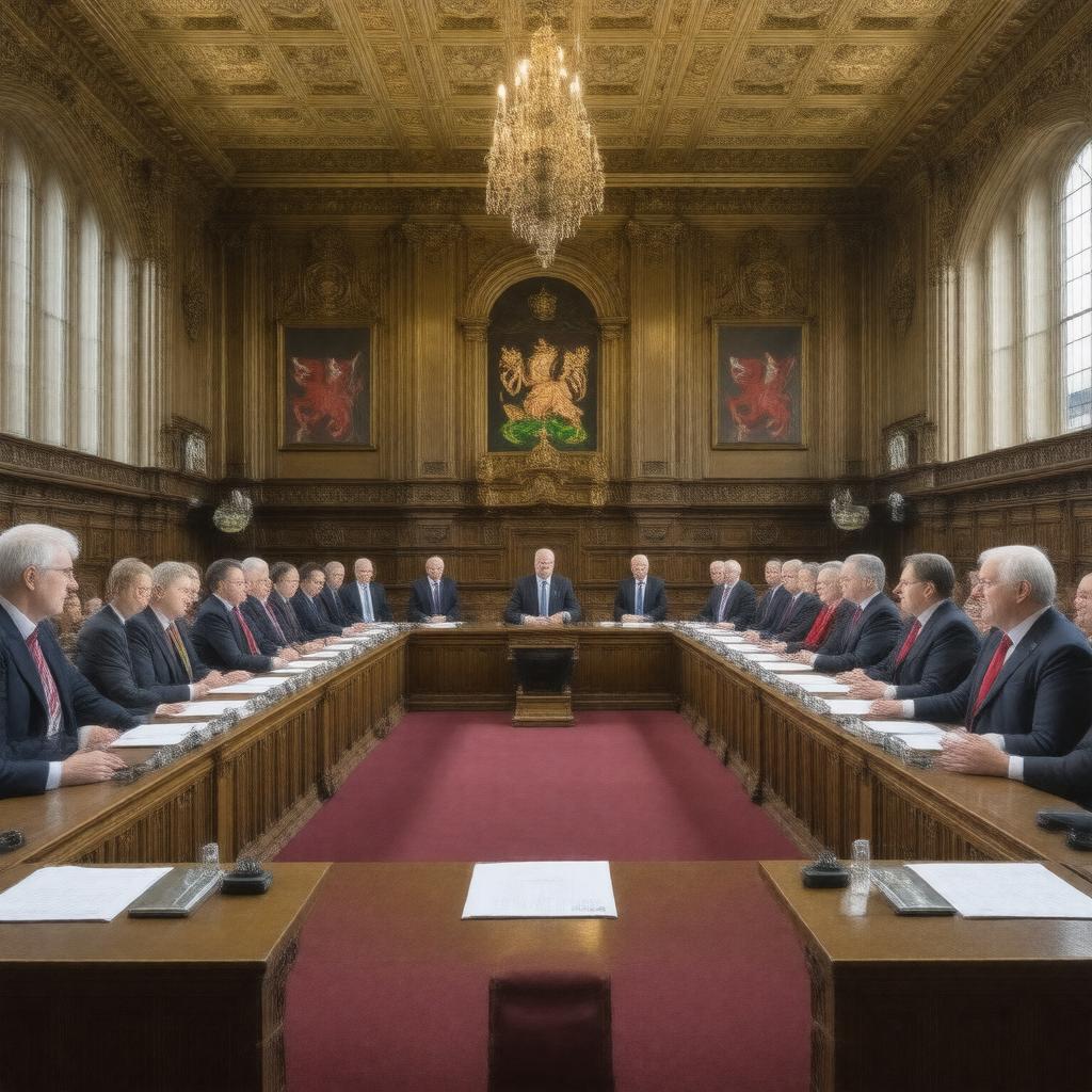 Click to view larger image AI-created image of Welsh Affairs Committee