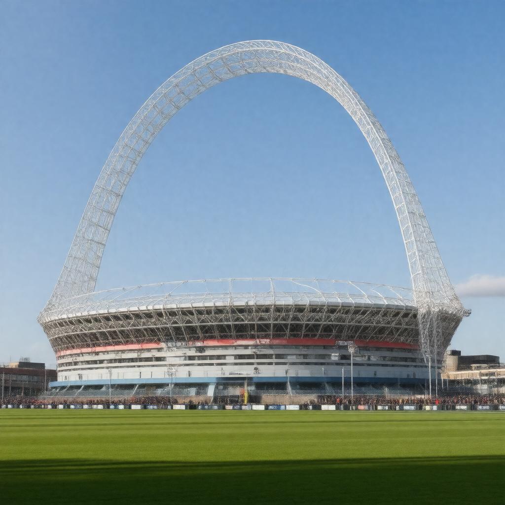 AI-created image of Wembley Stadium