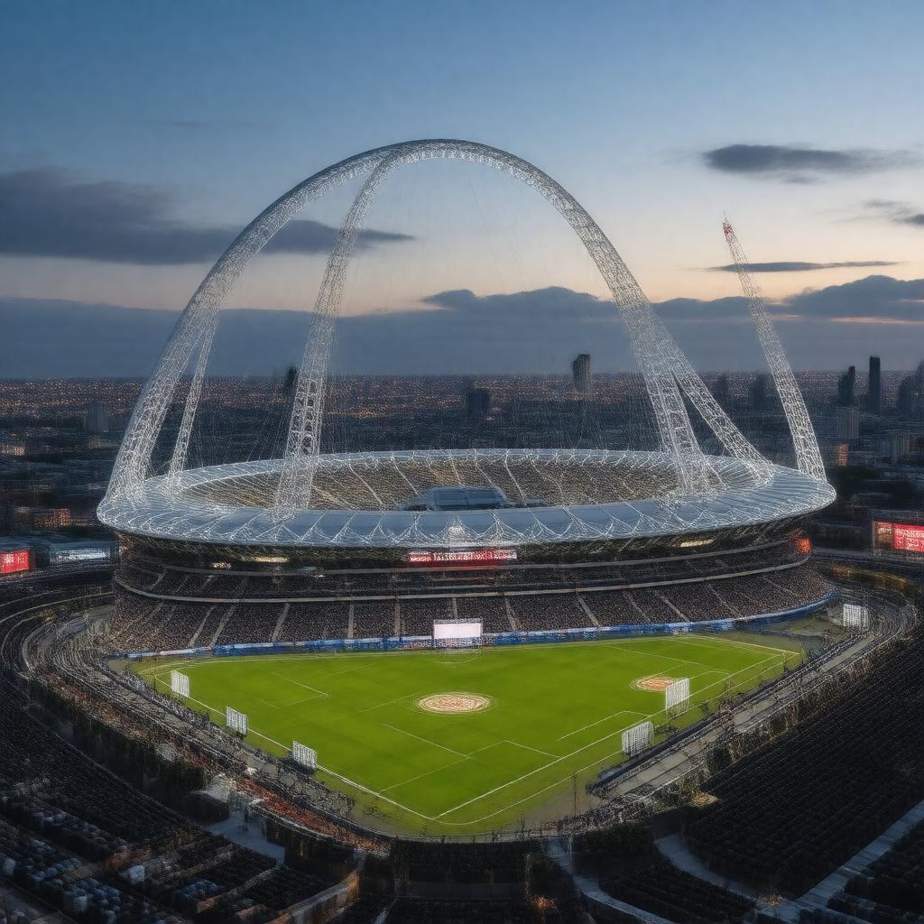 AI-created image of Wembley Stadium (new)