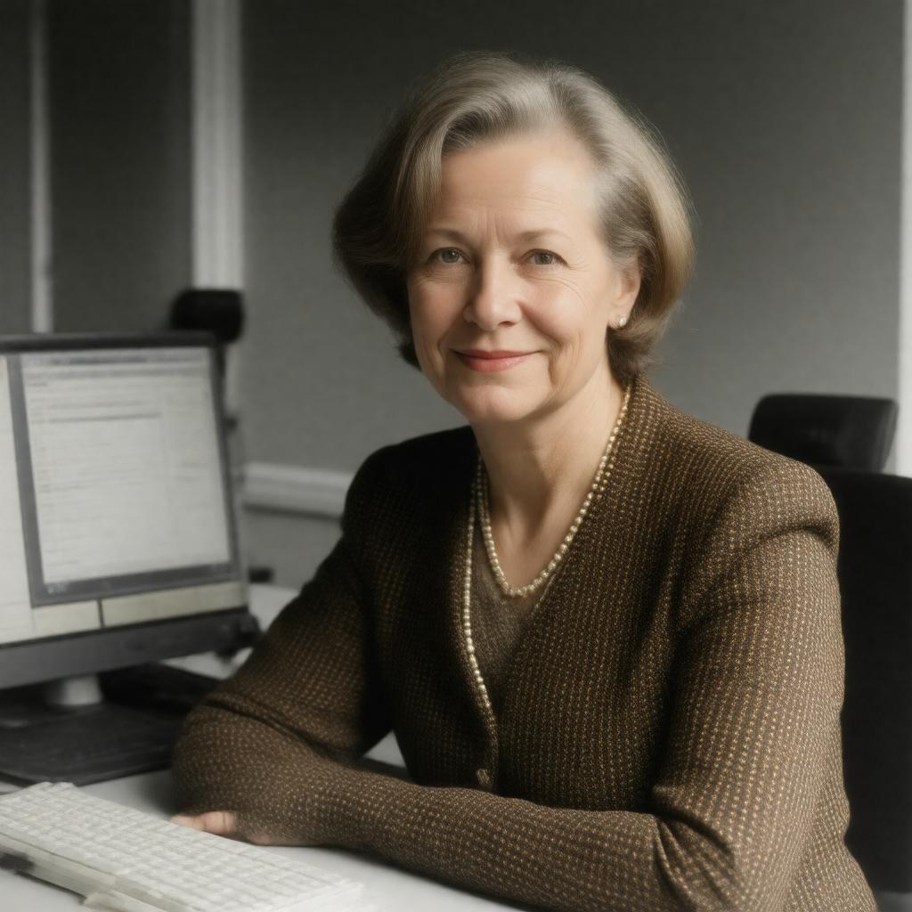 AI-created image of Wendy Hall