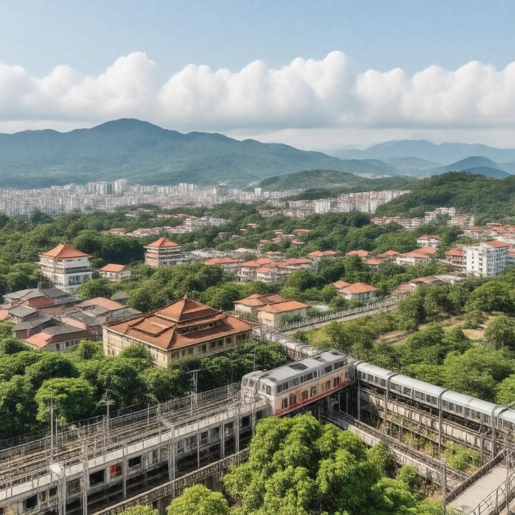 AI-created image of Wenshan District