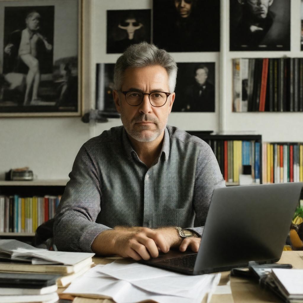 AI-created image of Wesley Morris