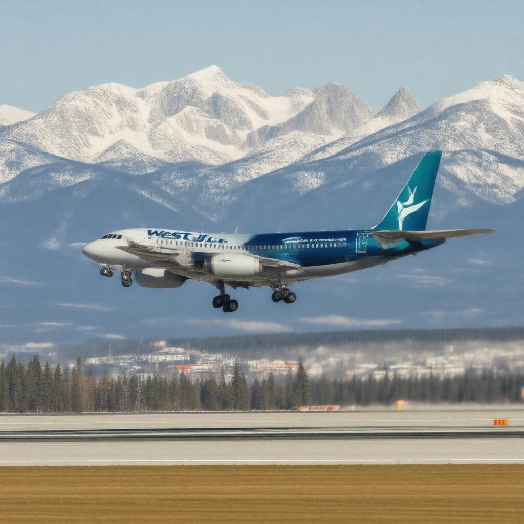 AI-created image of WestJet