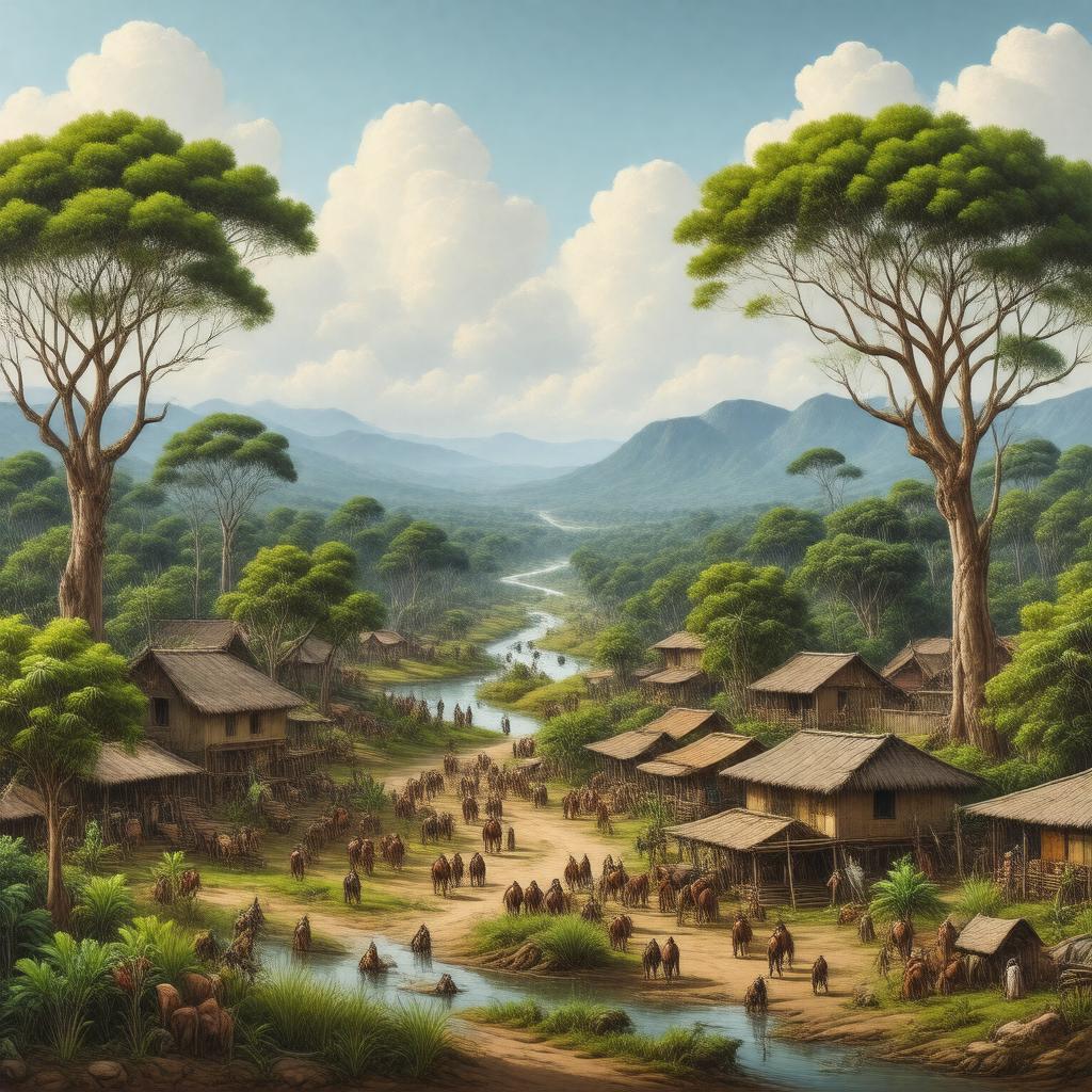 AI-created image of West Africa