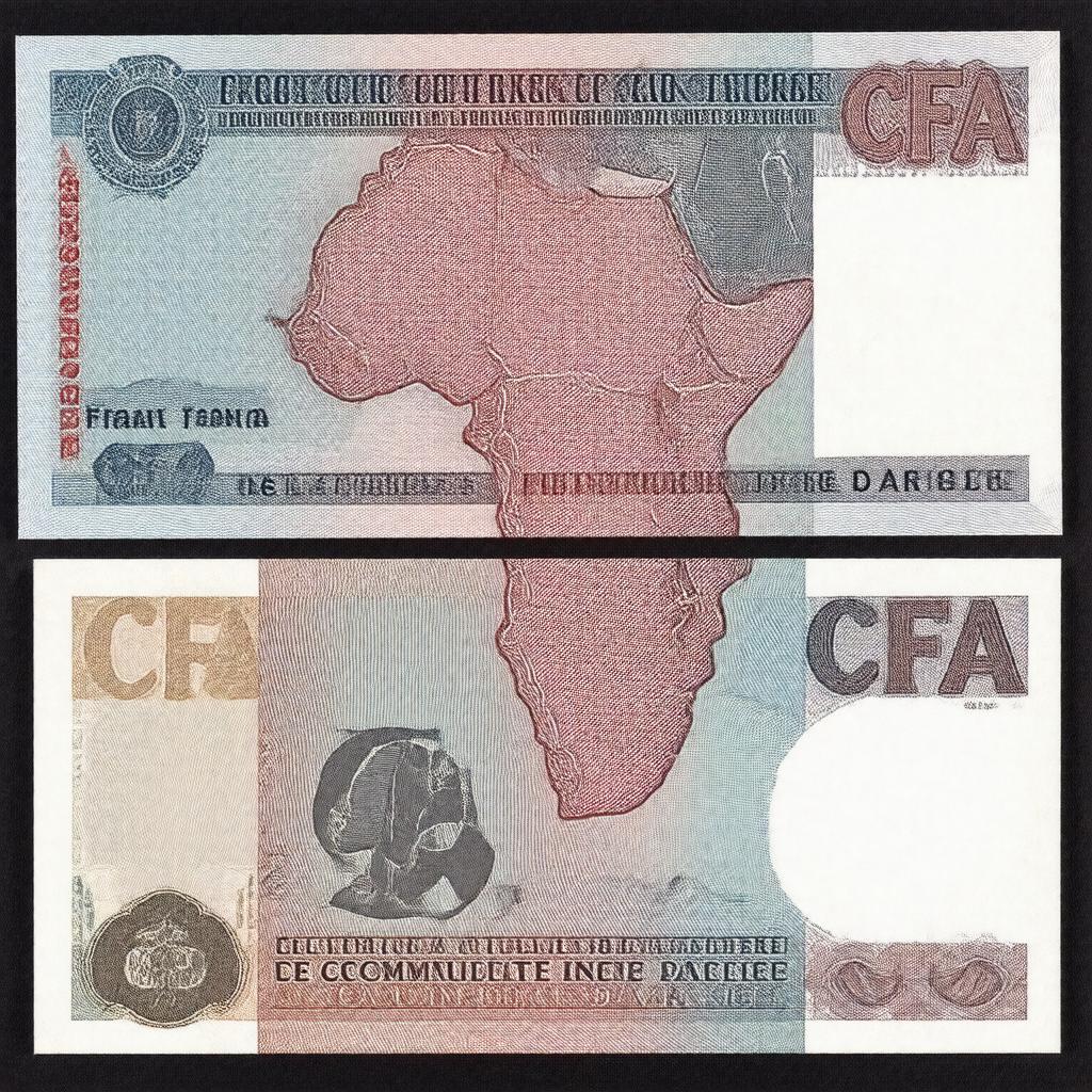 AI-created image of West African CFA franc