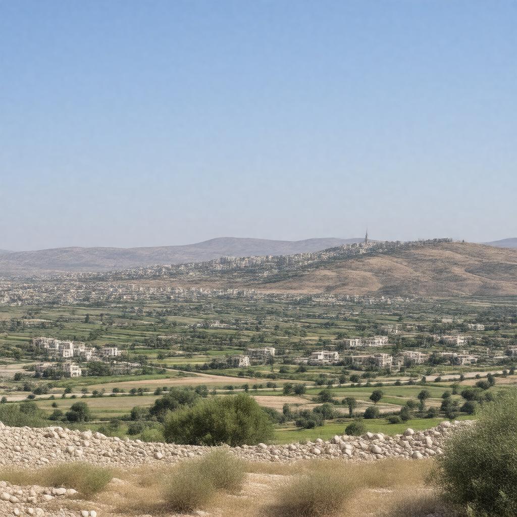 AI-created image of West Bank