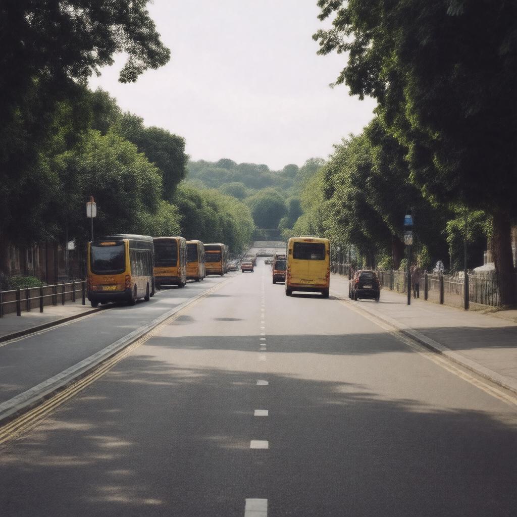 AI-created image of West Barnes Lane