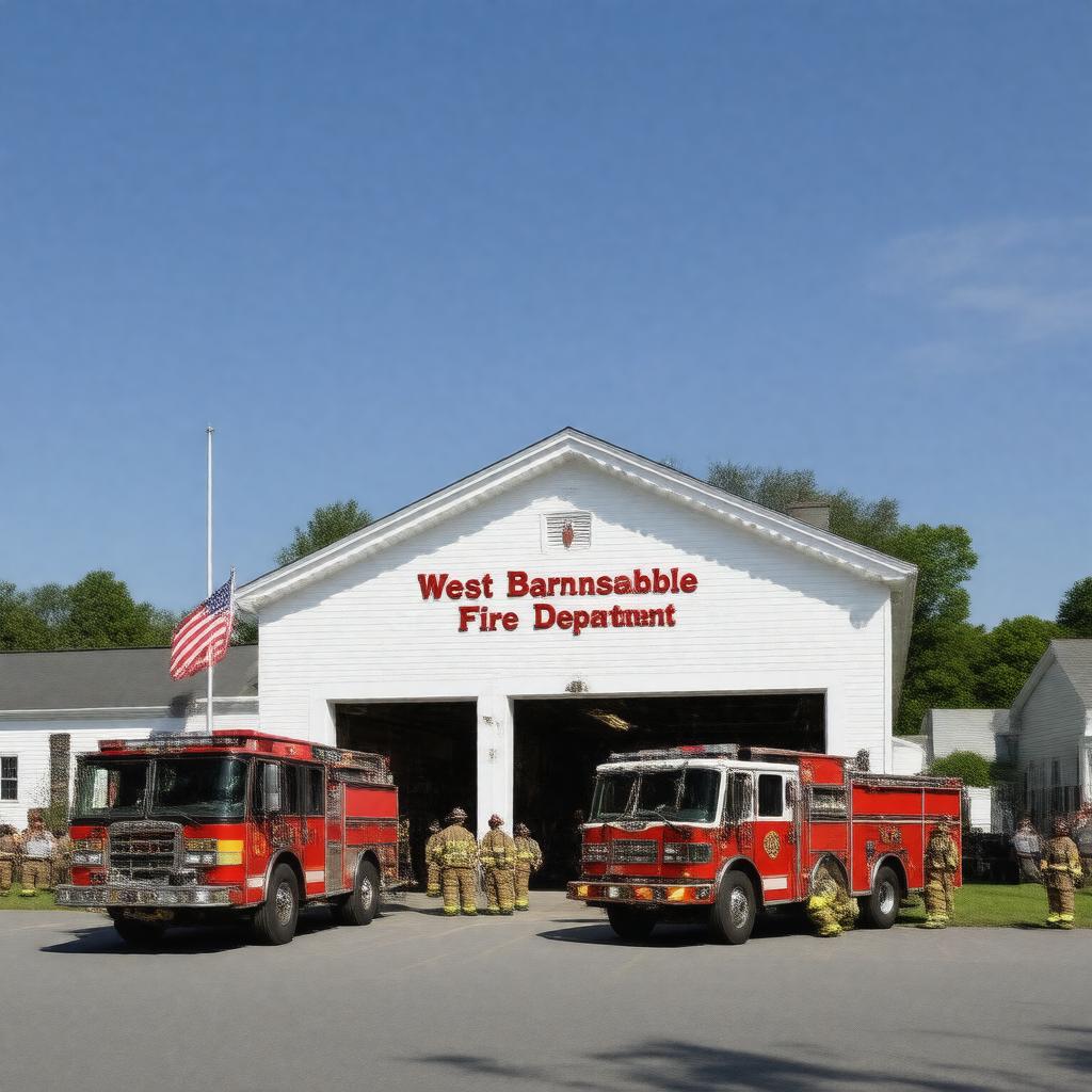 AI-created image of West Barnstable Fire Department