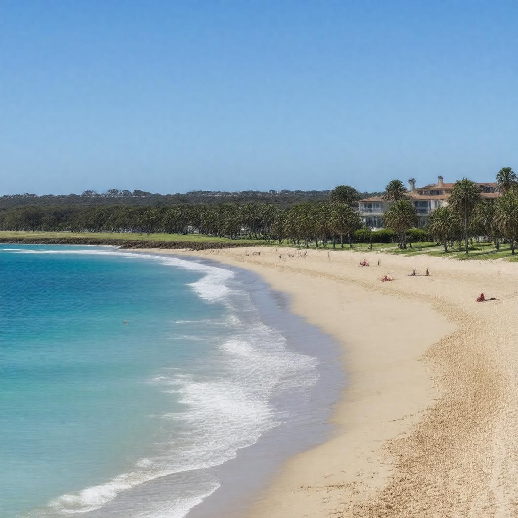 AI-created image of West Beach