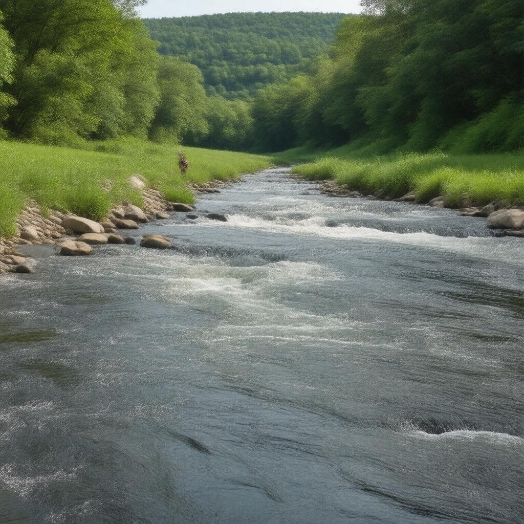 AI-created image of West Branch Farmington River