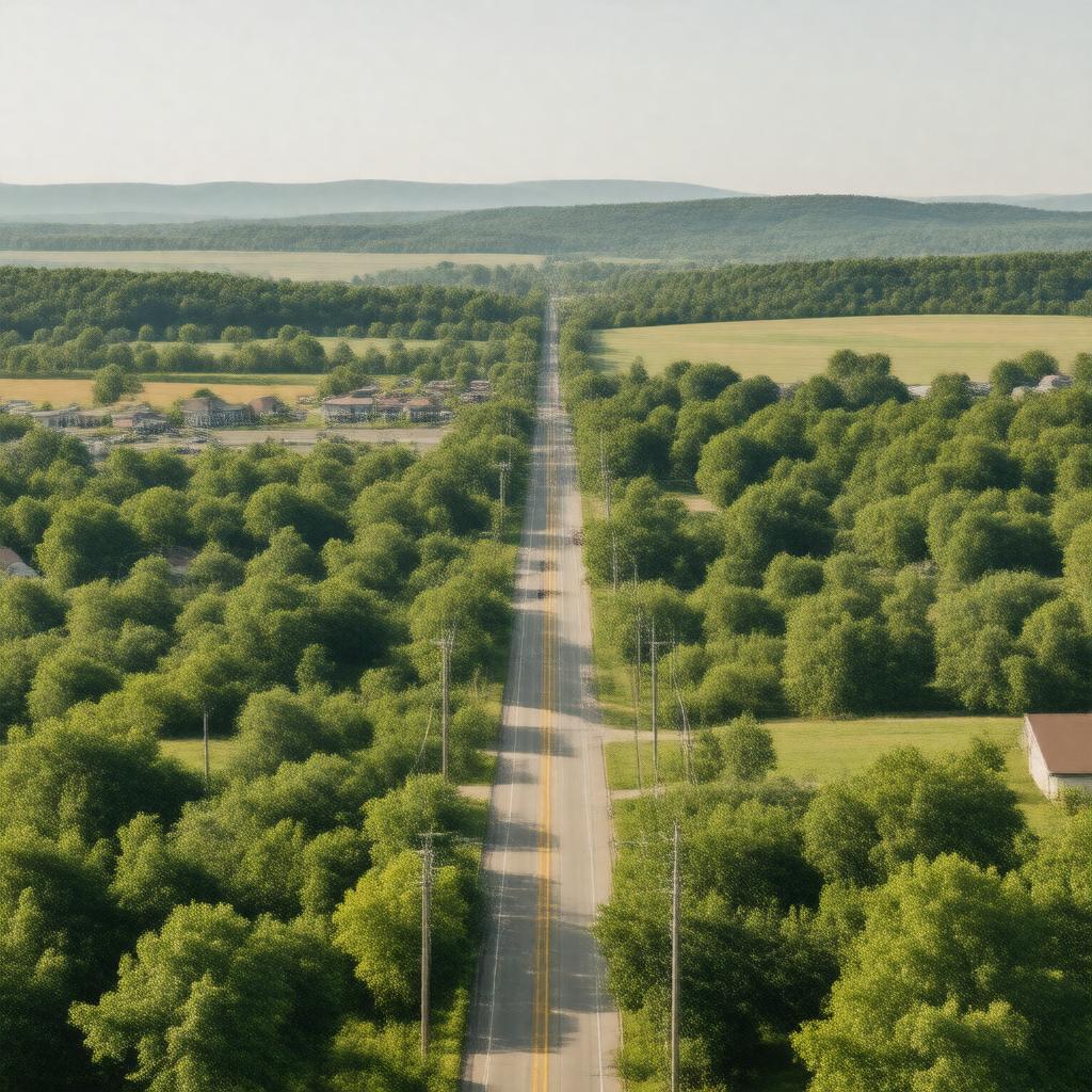 AI-created image of West Branch, Iowa, United States