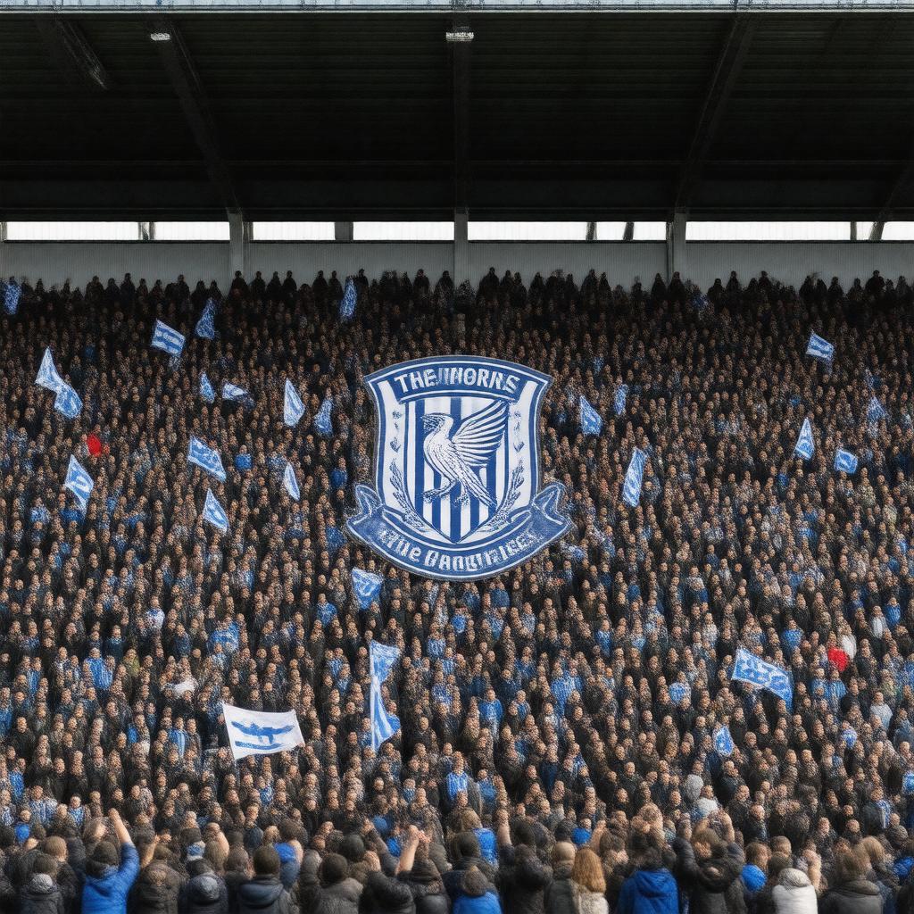 AI-created image of West Bromwich Albion