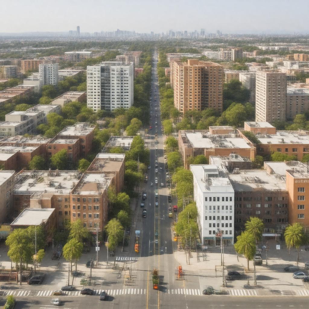 AI-created image of West Campus