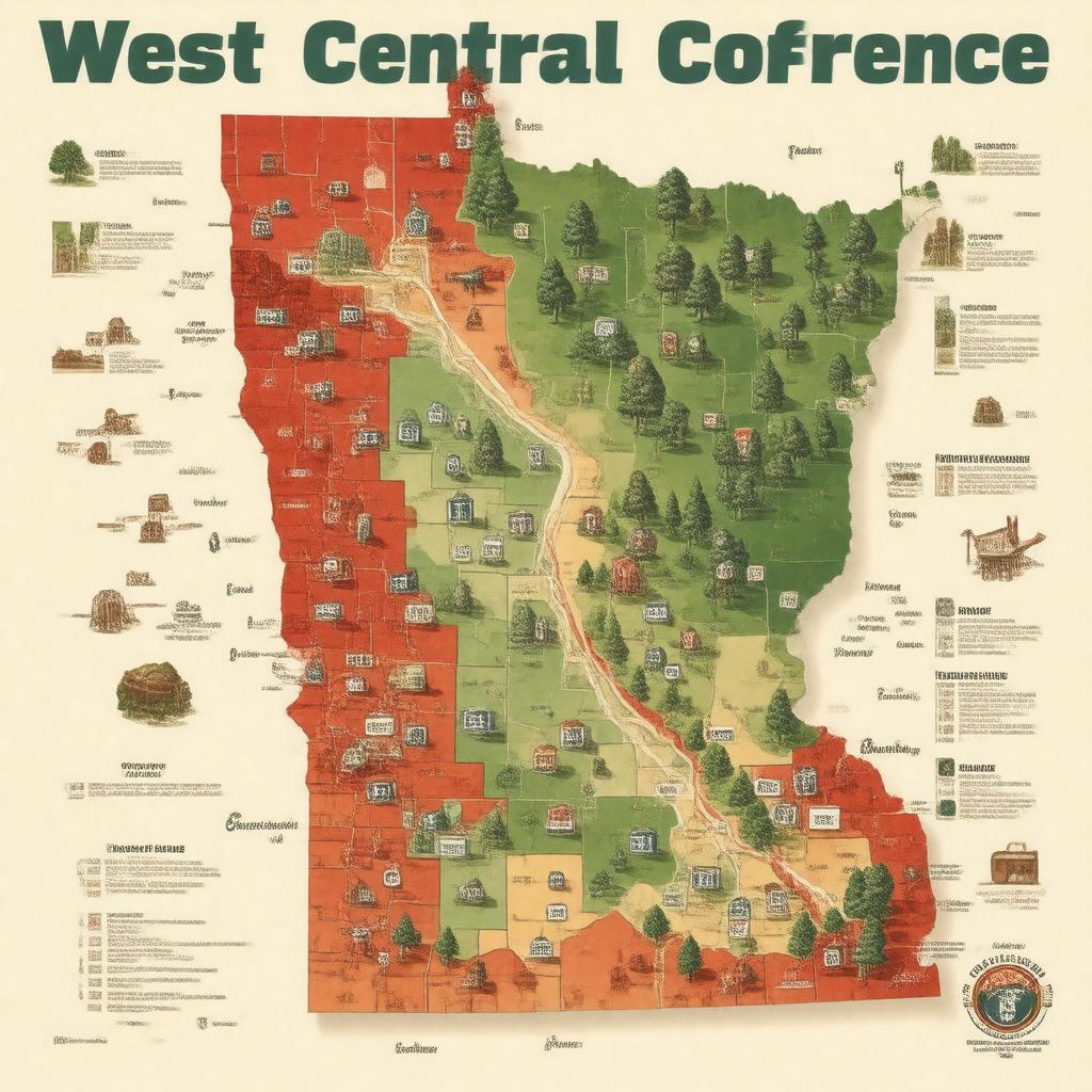 AI-created image of West Central Conference