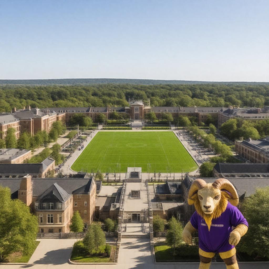 AI-created image of West Chester University