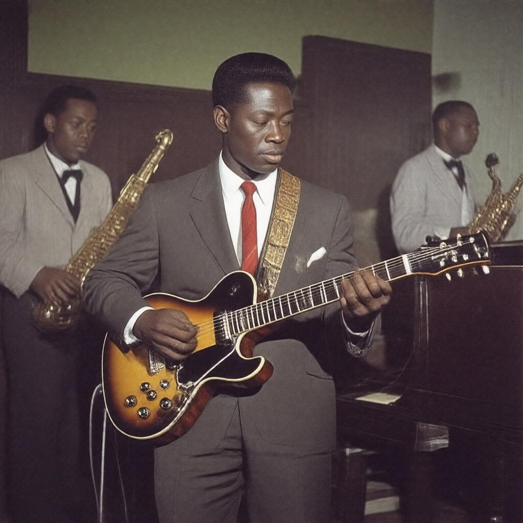 AI-created image of West Coast blues