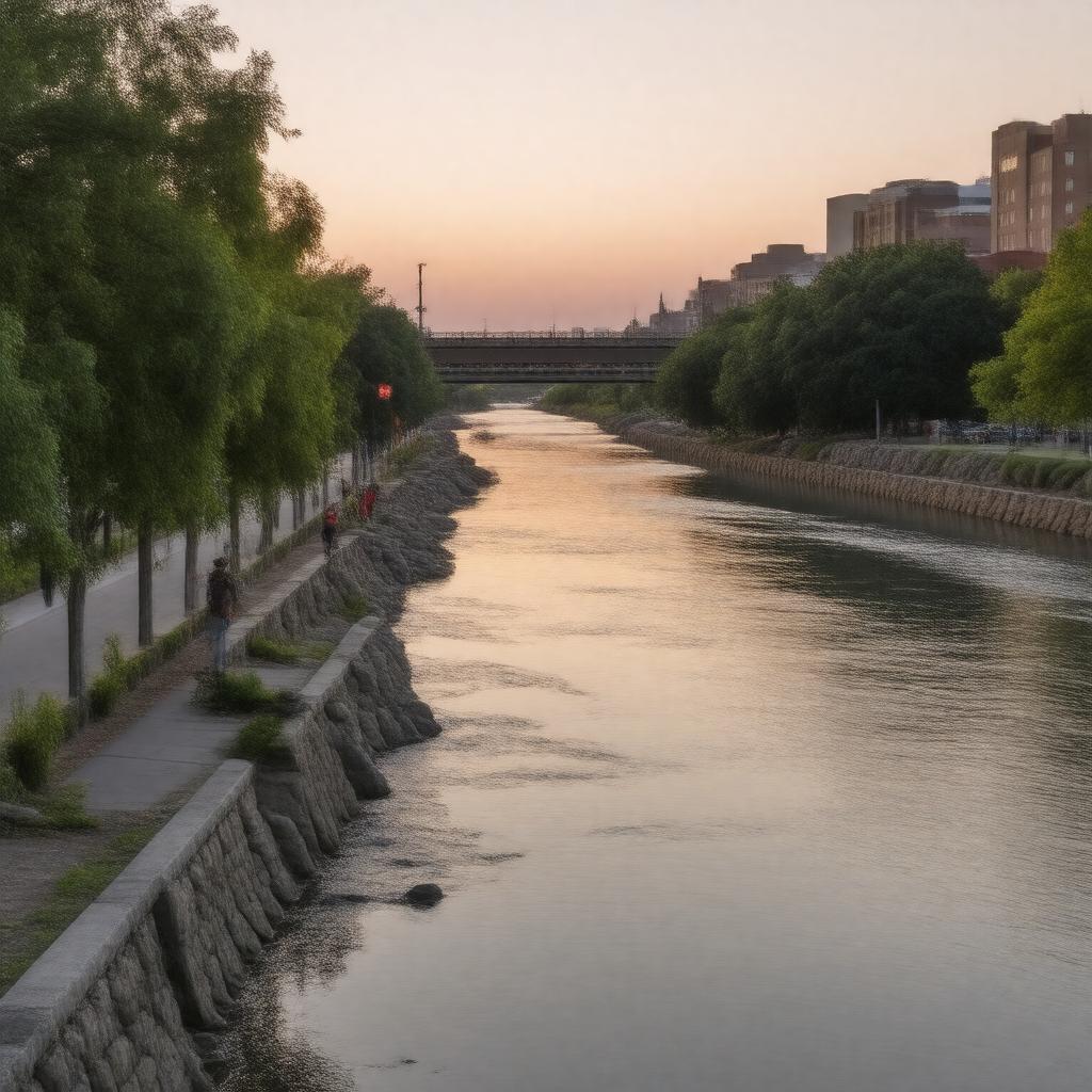 AI-created image of West Columbia, South Carolina