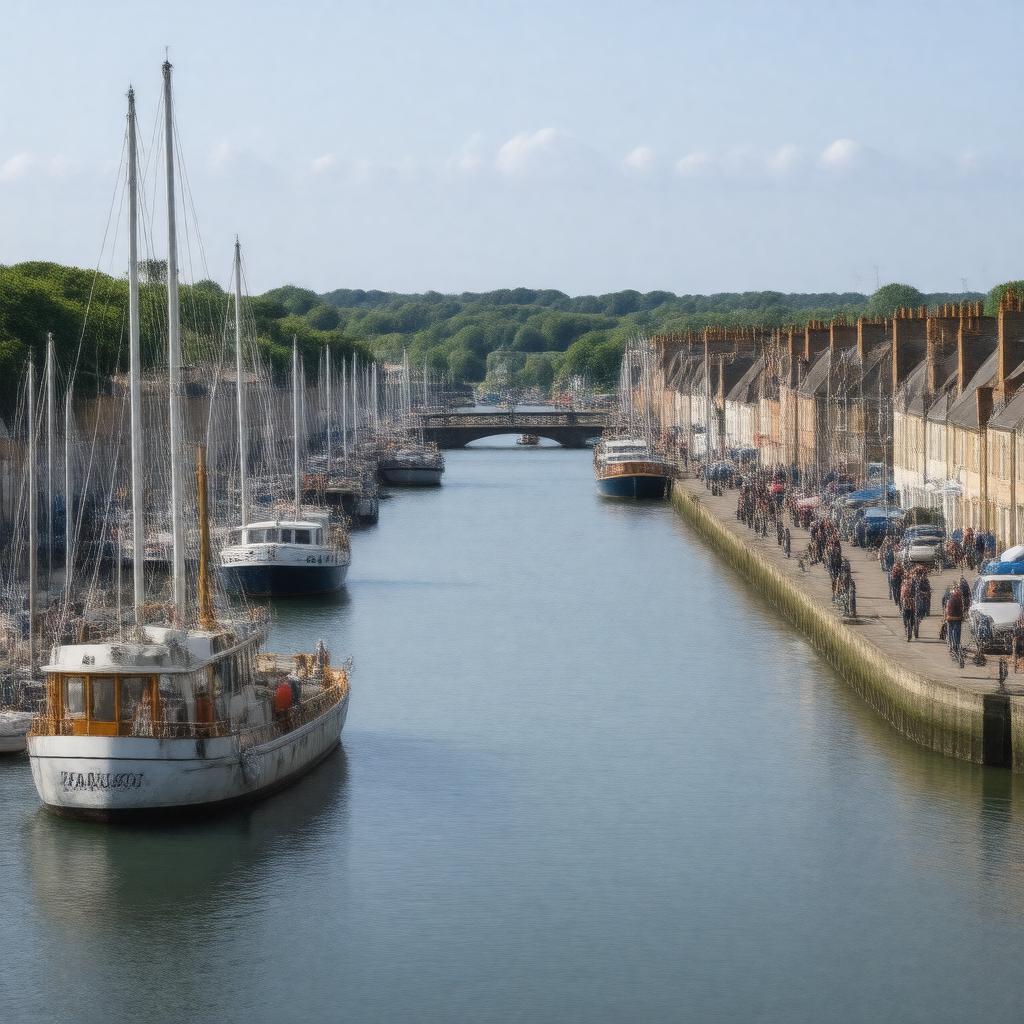AI-created image of West Cowes