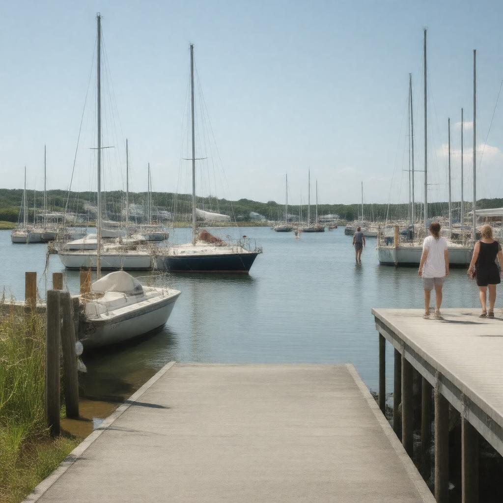 AI-created image of West Dennis Yacht Club