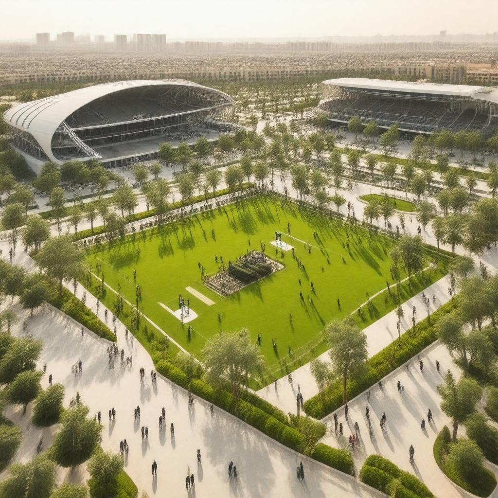 AI-created image of West End Park