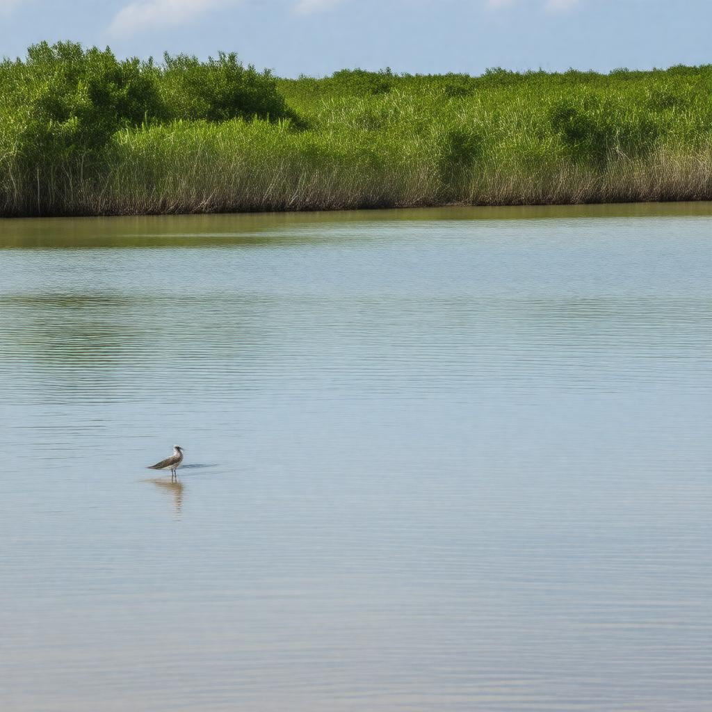 AI-created image of West End Pond