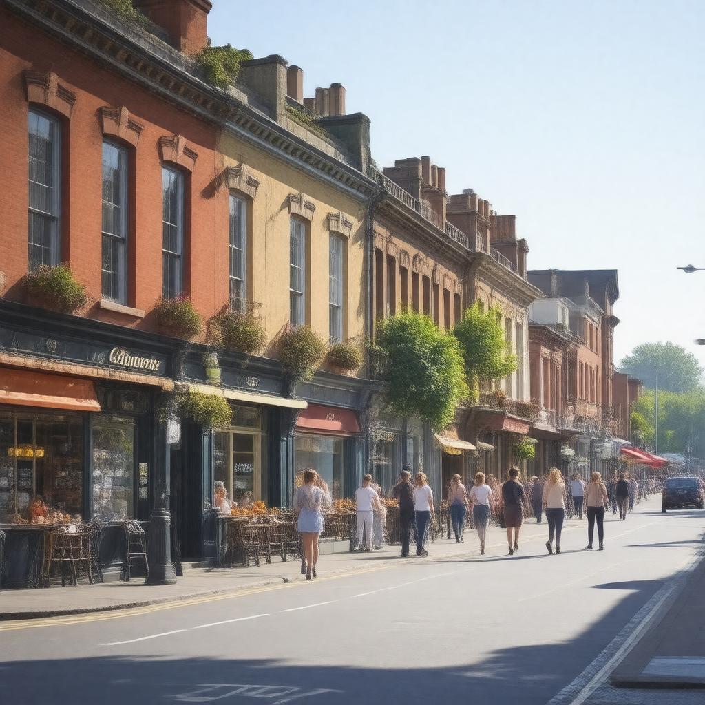 AI-created image of West End neighborhood