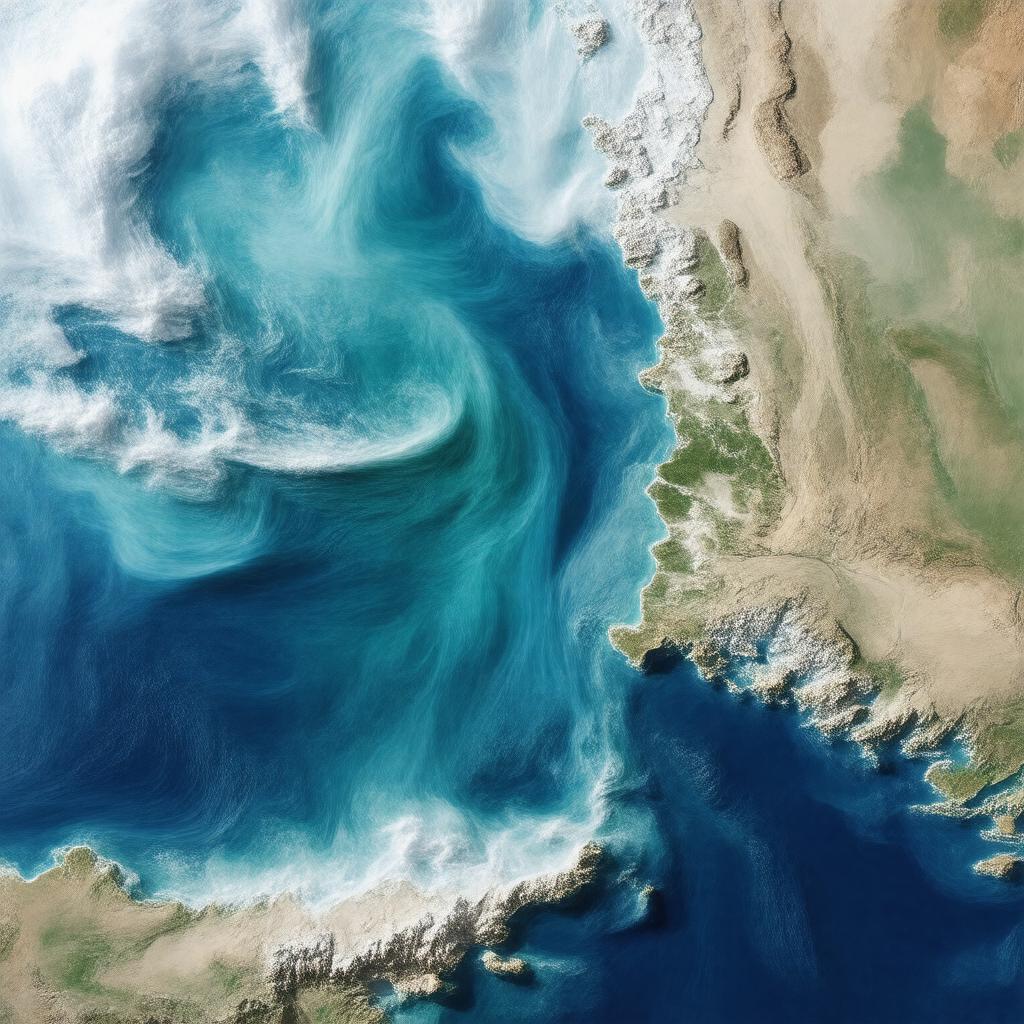 AI-created image of West Greenland Current