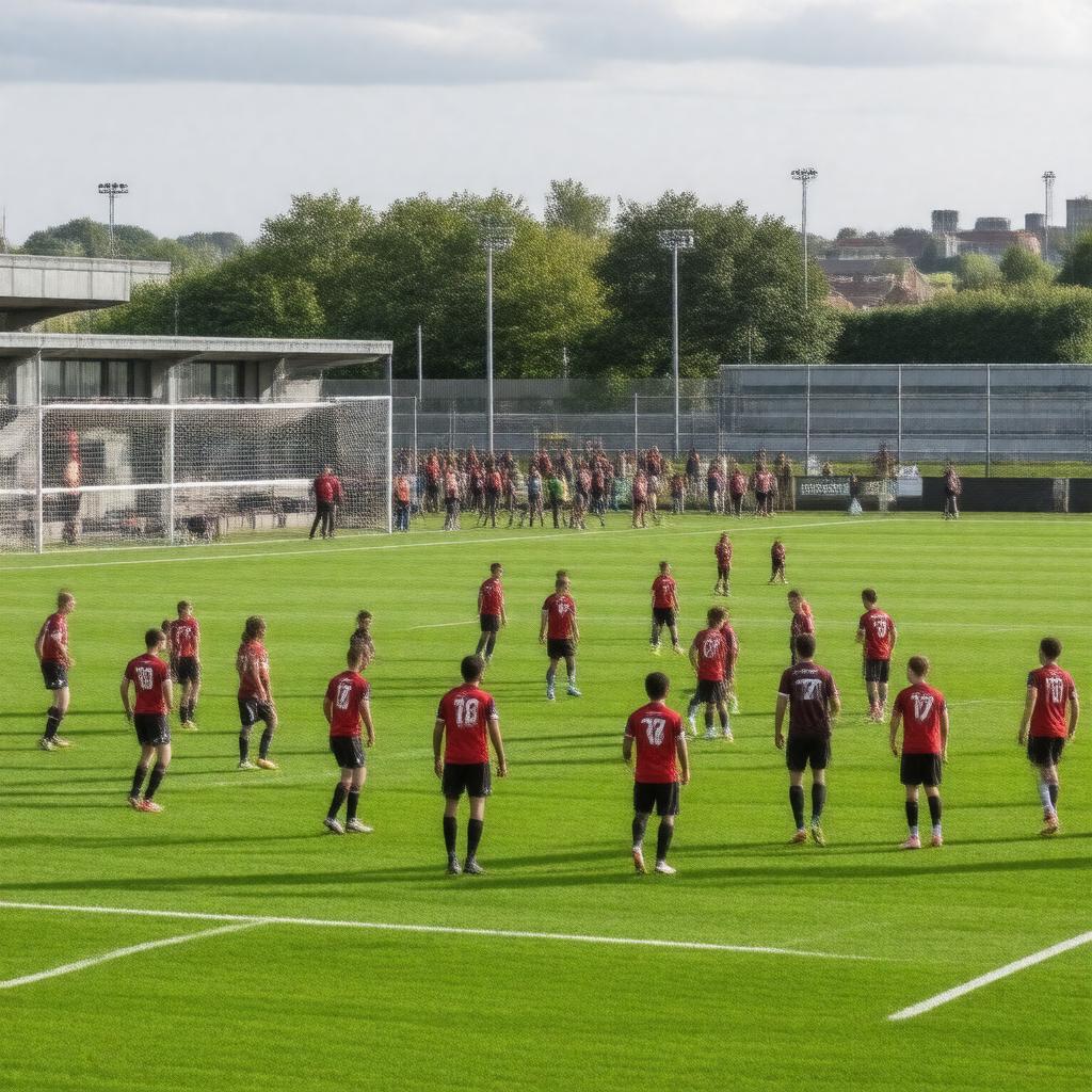 AI-created image of West Ham United F.C. youth system