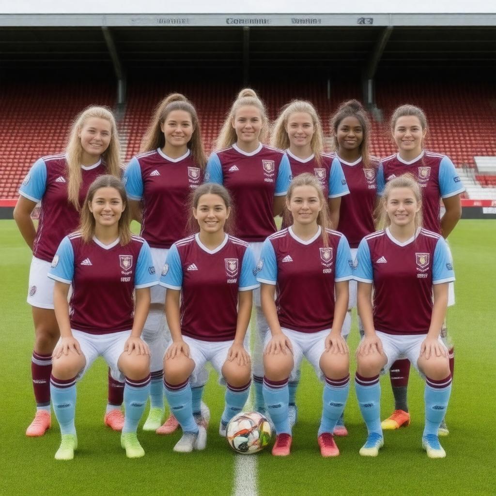 AI-created image of West Ham United Women