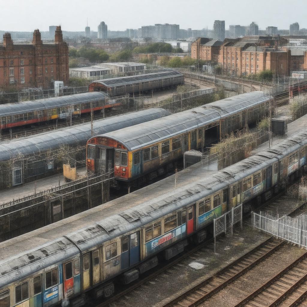 AI-created image of West Ham station