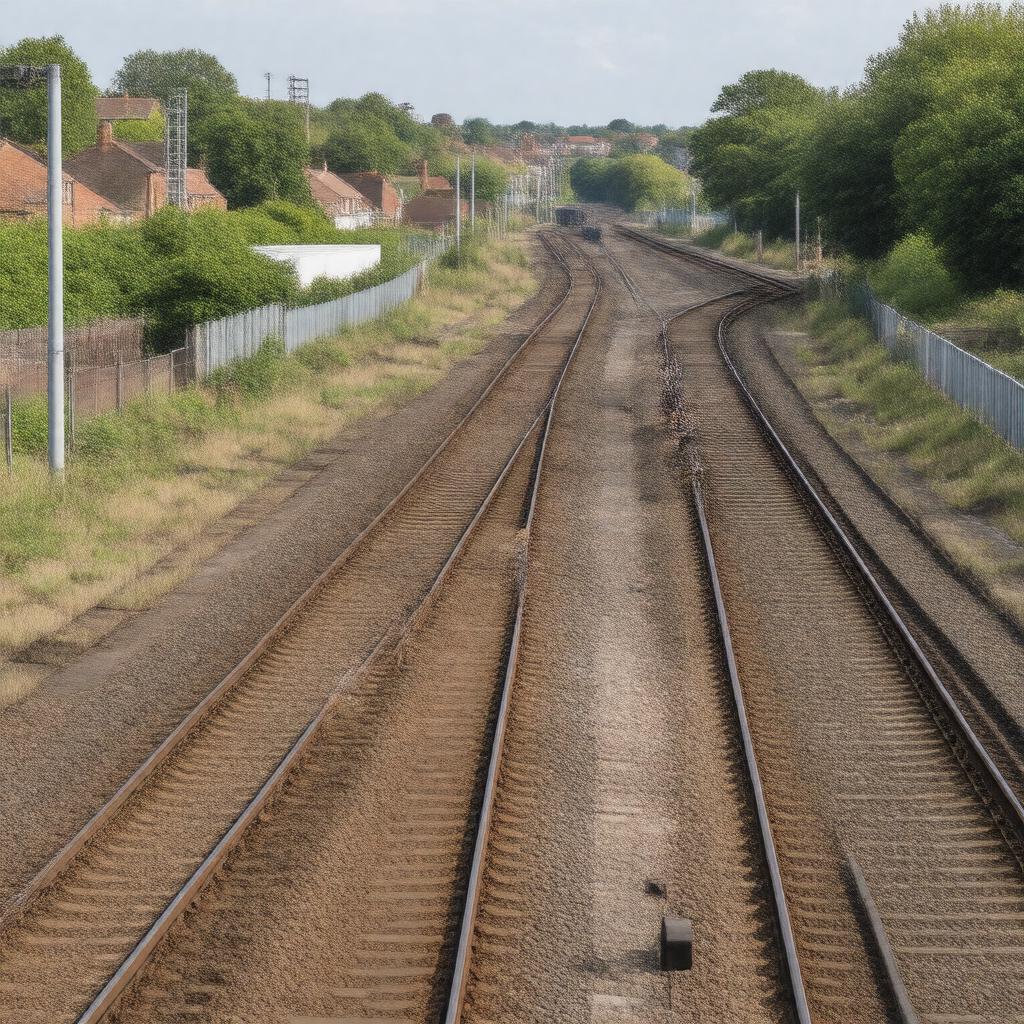 AI-created image of West Hampstead Sidings