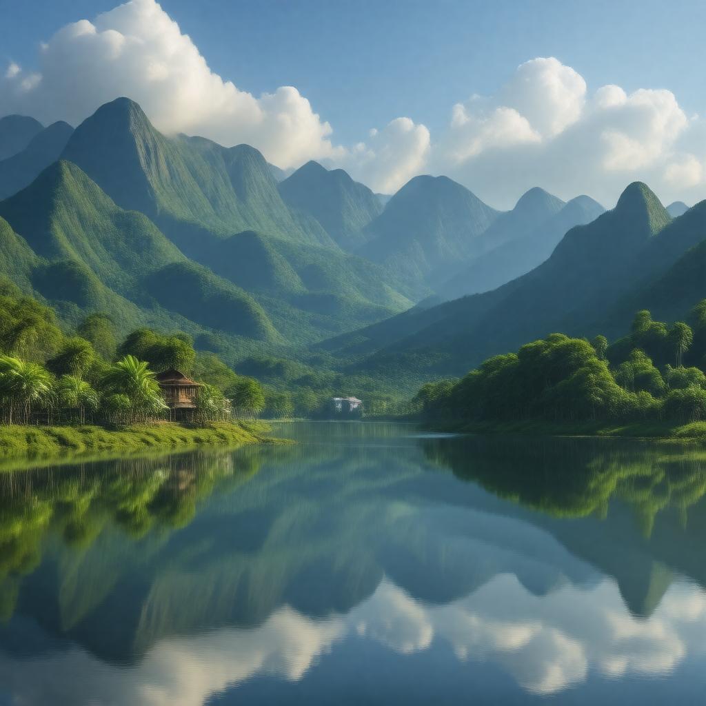 AI-created image of West Java